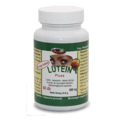 Lutein-Plusz 60x szemvitamin 20 mg luteinnel